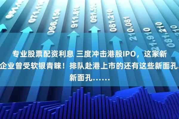 专业股票配资利息 三度冲击港股IPO，这家新三板企业曾受软银青睐！排队赴港上市的还有这些新面孔……