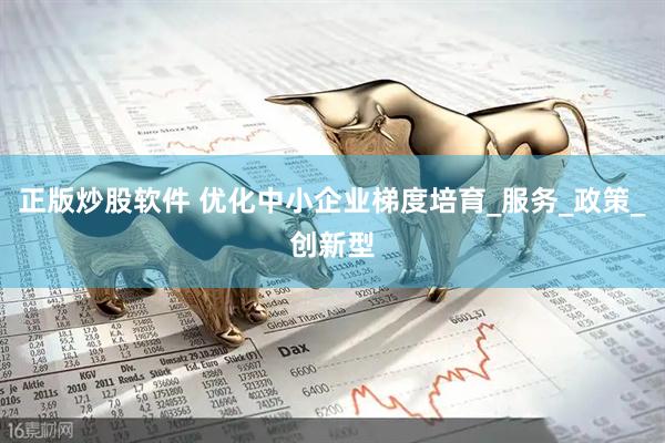 正版炒股软件 优化中小企业梯度培育_服务_政策_创新型