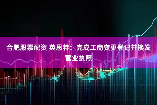 合肥股票配资 英思特：完成工商变更登记并换发营业执照